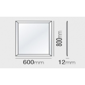 98.98 - TOUCADOR BLU 60 C/ LAVATÓRIO (C/ BASE) GRIGIO (C/ GAVETAS BRANCAS)