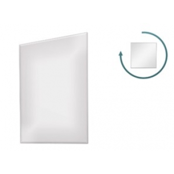 106.106 - CONJUNTO PARA BANHEIRO BLU/YES 60 - BRANCO (C/ CUBA QUADRATO PRETA)