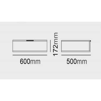 126.126 - BANCADA BLU 60 BRANCA (VDO C/FURO BCO C/BOLAS PTA)