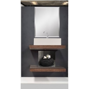 116.116 - CONJUNTO PARA BANHEIRO YES/SLIM 60 - ANTIQUE (C/ CUBA QUADRATO BRANCA)