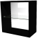58.58 - ARMÁRIO AÉREO FIT 60 PRETO - (SEM PORTA)