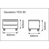 147.147 - GAVETEIRO YES 80 ANTIQUE